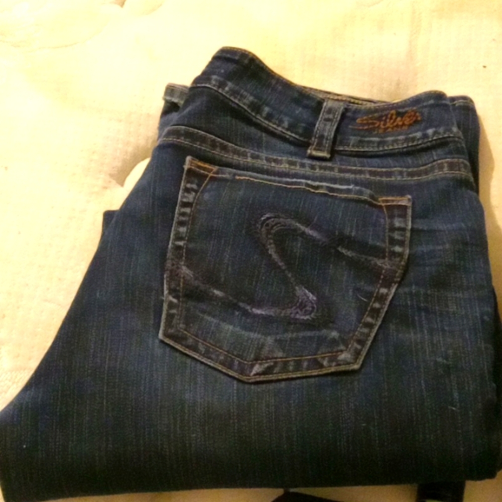 Silver jeans